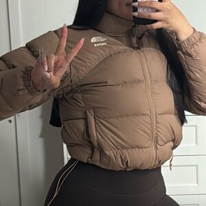 The North Face Tan Puffer Jacket